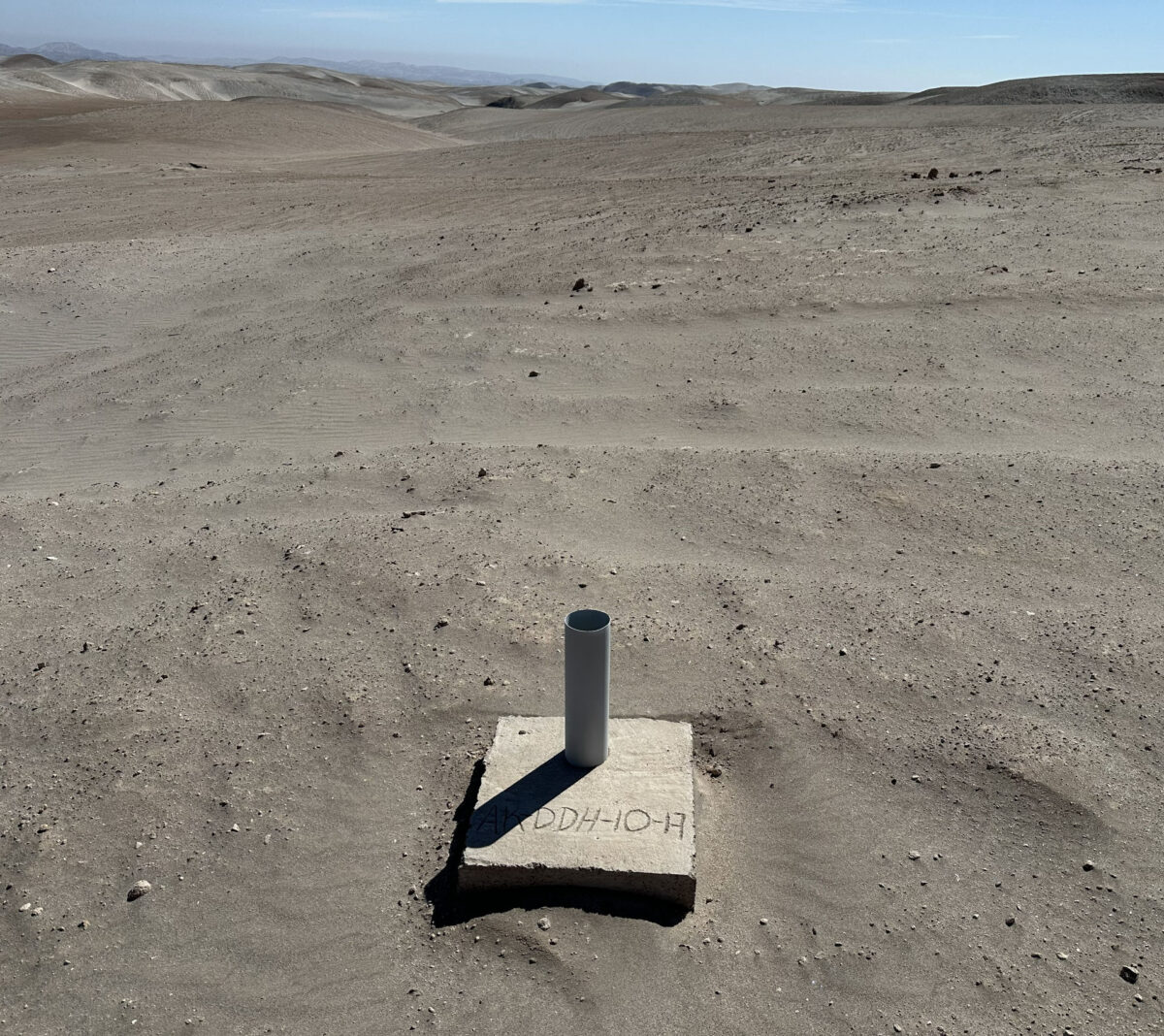 Drill Collar From A 2017 Hole. Historical Drill Collars Are Easily Located On The Property Easing Follow Up Work