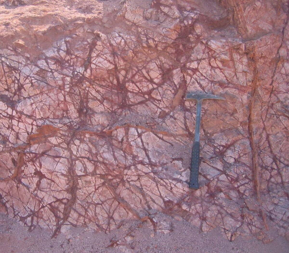 Exposed Rock At An Alteration Zone At The Arikepay Project. (2)