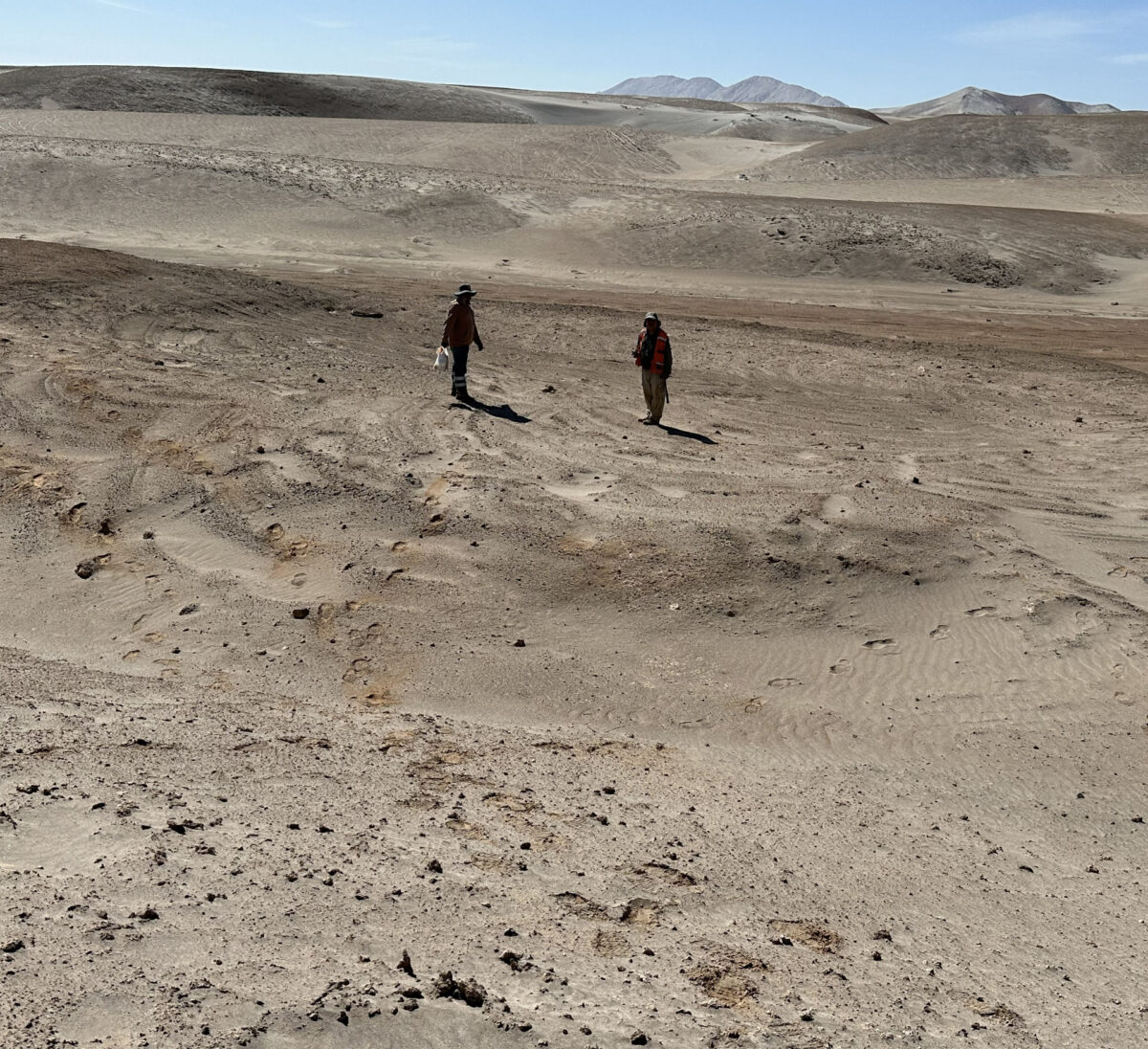 Precore Gold Geologists Walking The Arikepay Project In December 2025