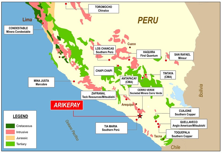 Arikepay Project Regional Geology